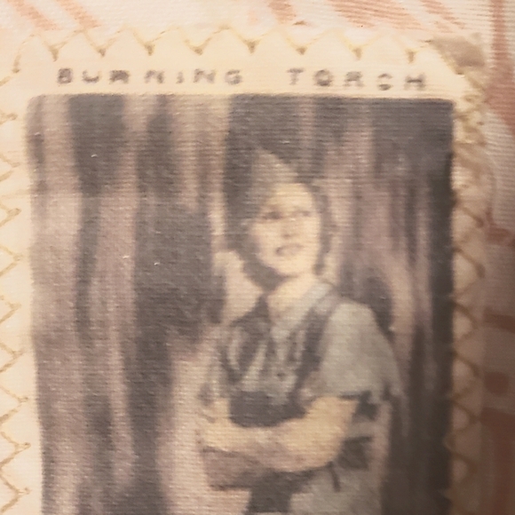 Burning Torch Coat Jacket 2000s Small - Picture 3 of 7